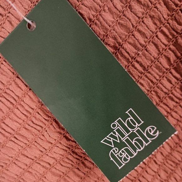 NWT Wild Fable Women' Long Sleeve Lace Bustier Top in Mauve  XXL - Picture 5 of 8